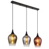 Globo lighting Lavus hanging light black, 3-light sources
