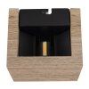 Globo lighting Alina wall light LED Dark wood, Ecru, black, 1-light source
