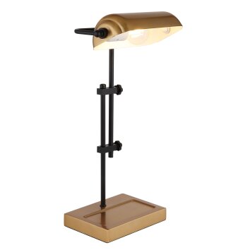 Globo lighting Marid table lamp gold, black, 1-light source