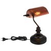 Globo lighting Antique table lamp black, 1-light source