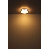 Globo lighting Betha ceiling light LED brown, white, 1-light source, Remote control, Colour changer