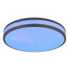 Globo lighting Betha ceiling light LED brown, white, 1-light source, Remote control, Colour changer
