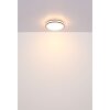 Globo lighting Betha ceiling light LED brown, white, 1-light source, Remote control, Colour changer