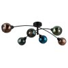 Globo lighting Zarlona ceiling light black, 6-light sources