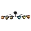 Globo lighting Zarlona ceiling light black, 6-light sources
