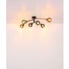 Globo lighting Zarlona ceiling light black, 6-light sources