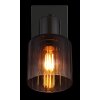 Globo lighting Satella ceiling light, ceiling spotlight, wall light, wall spotlight chrome, black, 1-light source