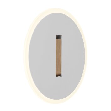 Globo lighting Avery wall light LED dark brown, white, 1-light source