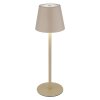 Globo lighting I table lamp LED sand-coloured, 1-light source