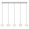 Globo lighting Aida hanging light LED chrome, 1-light source