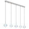 Globo lighting Aida hanging light LED chrome, 1-light source