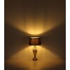 Globo lighting Leila table lamp antique brass, transparent, clear, 1-light source