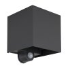 Globo lighting Veronika outdoor light LED anthracite, black, 2-light sources, Motion sensor