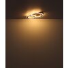 Globo lighting Jayden ceiling light LED Dark wood, Ecru, 1-light source