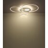 Globo lighting Invertina ceiling light LED silver, 1-light source, Remote control