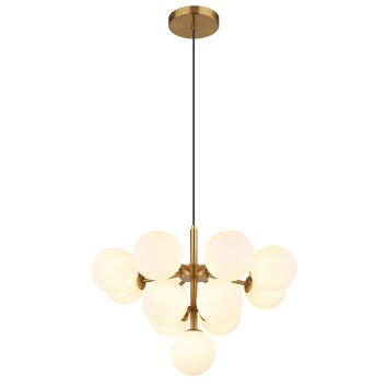 Globo lighting Grappy hanging light gold, 13-light sources