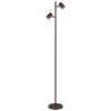 Globo lighting James floor lamp bronze, 2-light sources