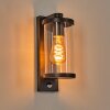 Telhada outdoor light, outdoor wall light black, 1-light source, Motion sensor