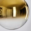 Gastor hanging light, globe light 30 cm gold, clear, 1-light source
