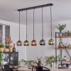 Koyoto globe light, pendant light black, 5-light sources