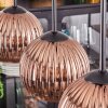 Koyoto globe light, pendant light black, 5-light sources