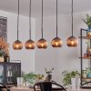 Koyoto globe light, pendant light black, 5-light sources