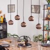 Koyoto globe light, pendant light black, 5-light sources