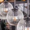 Koyoto globe light, pendant light black, 5-light sources