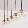 Koyoto globe light, pendant light black, 5-light sources
