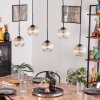 Koyoto globe light, pendant light black, 5-light sources