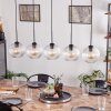 Koyoto globe light, pendant light black, 5-light sources