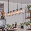 Koyoto globe light, pendant light black, 5-light sources