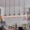 Koyoto globe light, pendant light black, 5-light sources