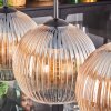 Koyoto globe light, pendant light black, 5-light sources