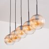 Koyoto globe light, pendant light black, 5-light sources