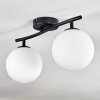 Gastor ceiling light, globe light white, 2-light sources