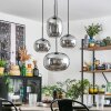 Apedo hanging light, globe light, pendant light Smoke-coloured, 4-light sources