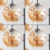 Ripoll hanging light, globe light, pendant light Amber, 4-light sources