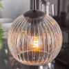 Koyoto hanging light, globe light, pendant light 35 cm clear, 4-light sources