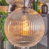 Koyoto hanging light, globe light, pendant light Amber, clear, Smoke-coloured, 4-light sources