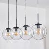 Gastor hanging light, globe light, pendant light clear, 4-light sources