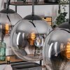 Gastor hanging light, globe light, pendant light clear, Smoke-coloured, 4-light sources