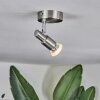 Gropptorp ceiling light, ceiling spotlight matt nickel, 1-light source