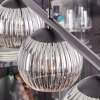 Koyoto hanging light, globe light, pendant light clear, Smoke-coloured, 4-light sources