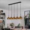Gastor hanging light, globe light, pendant light gold, clear, 5-light sources