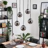 Gastor hanging light, globe light, pendant light Smoke-coloured, 5-light sources