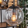 Gastor hanging light, globe light, pendant light Amber, clear, Smoke-coloured, 5-light sources