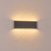 Gamas outdoor wall light, bathroom light, wall light, wall spotlight anthracite, 1-light source