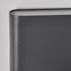 Gamas outdoor wall light, bathroom light, wall light, wall spotlight anthracite, 1-light source