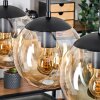 Gastor hanging light, globe light, pendant light Amber, 4-light sources